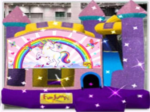 Rental store for Unicorn Dazzling Castle 4 In 1 Combo in Minneapolis / St Paul MN
