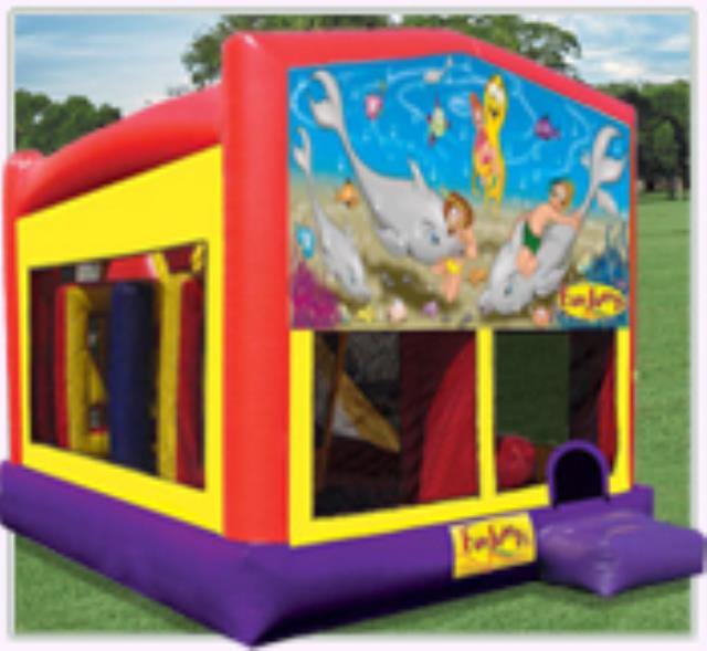 Rental store for Under The Sea All In 1 Slide Combo in Minneapolis / St Paul MN