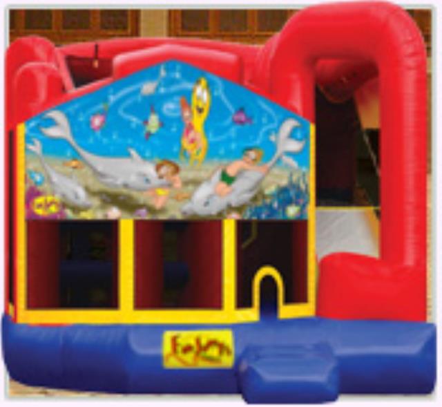 Rental store for Under The Sea 6 In 1 Slide Combo in Minneapolis / St Paul MN