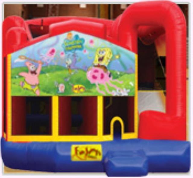 Rental store for Sponge Bob 6 In 1 Slide Combo in Minneapolis / St Paul MN