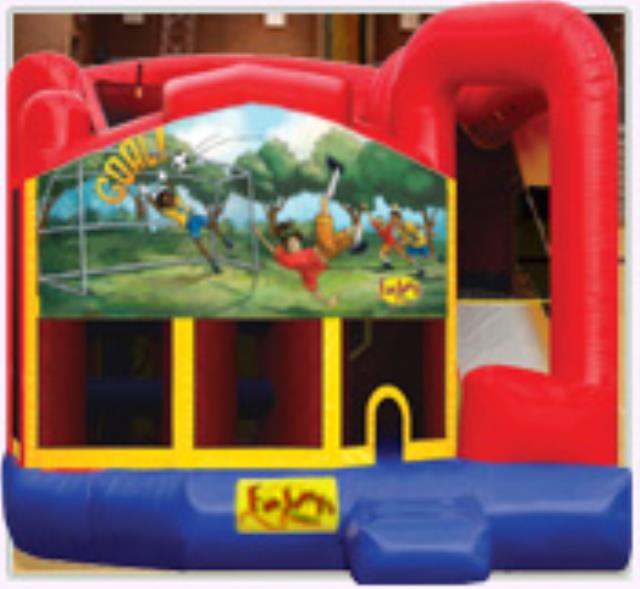 Rental store for Soccer 6 In 1 Slide Combo in Minneapolis / St Paul MN