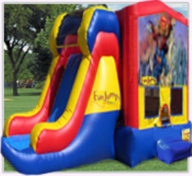 Rental store for Superman XL Slide Combo in Minneapolis / St Paul MN