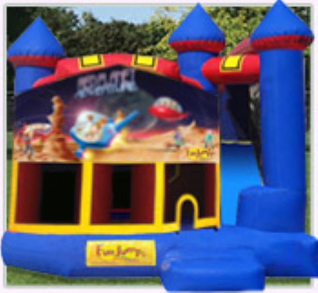 Rental store for Red Planet Castle 4 In 1 Slide Combo in Minneapolis / St Paul MN