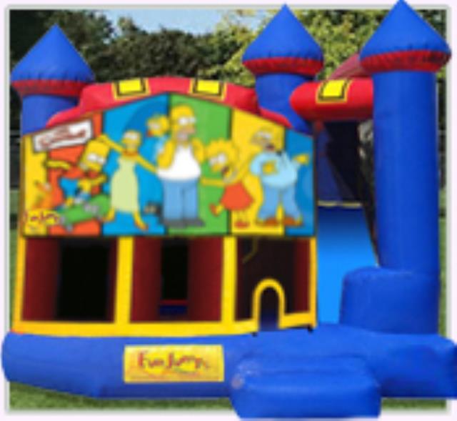 Rental store for The Simpsons Castle 4 In 1 Slide Combo in Minneapolis / St Paul MN