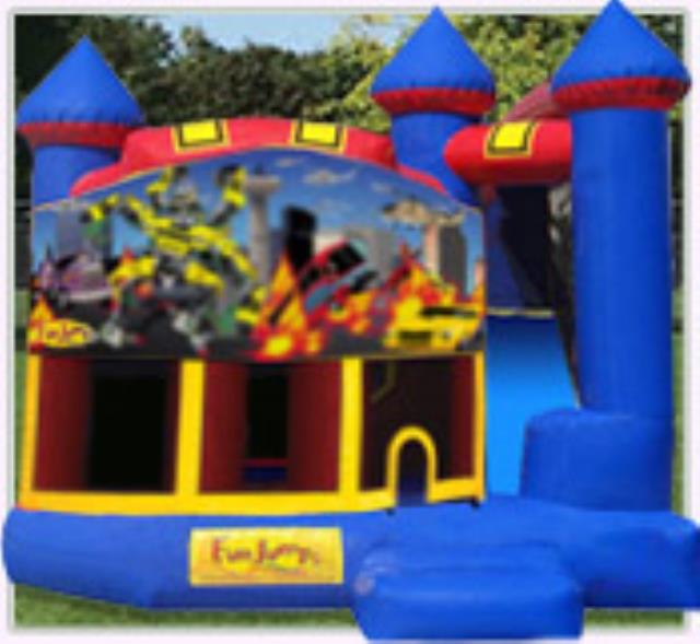 Rental store for Transformers Castle 4 In 1 Slide Combo in Minneapolis / St Paul MN