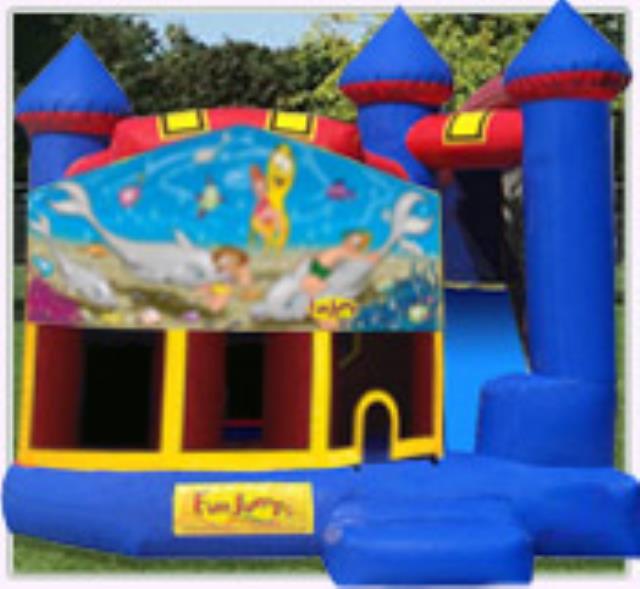 Rental store for Under The Sea Castle 4 In 1 Slide Combo in Minneapolis / St Paul MN