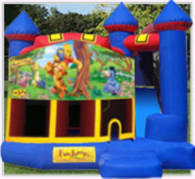Rental store for Winnie The Pooh Castle 4 In 1 Slide Combo in Minneapolis / St Paul MN